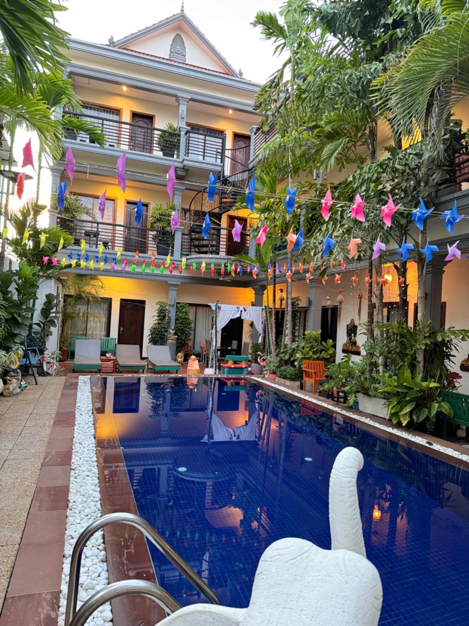 Asanak D'Angkor Boutique Hotel Siem Reap Eksteriør bilde